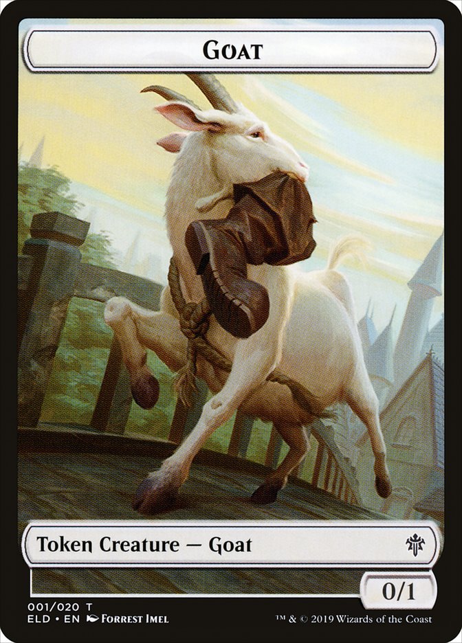 Goat TELD-1 Throne of Eldraine Tokens Magic card