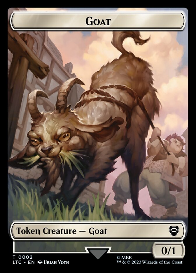 Goat TLTC-2 Tales of Middle-earth Commander Tokens Magic card