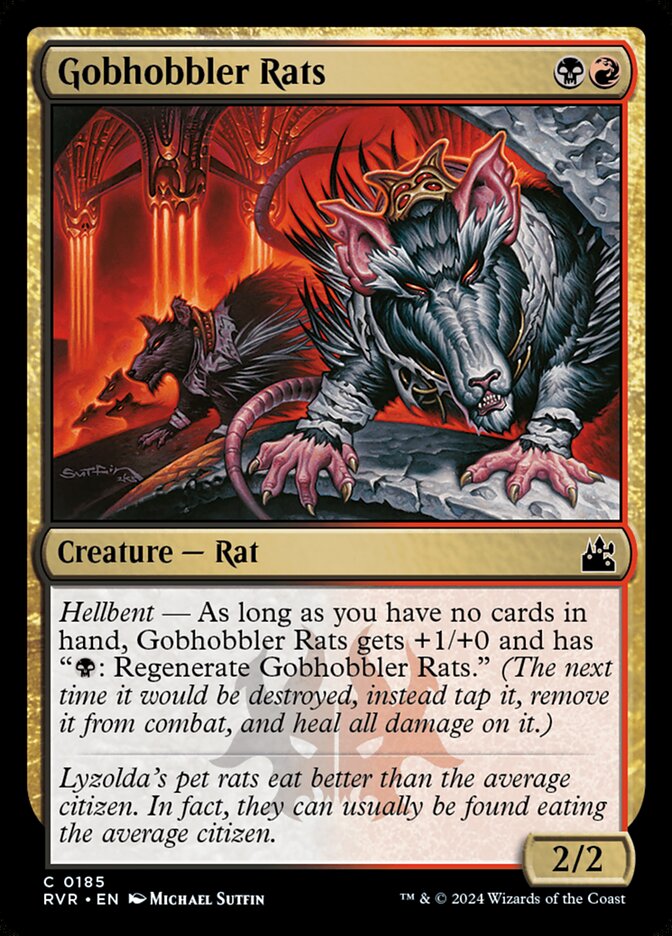 Gobhobbler Rats RVR-185 Ravnica Remastered Magic card