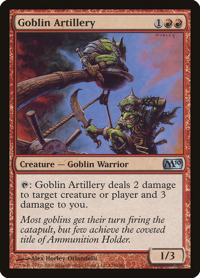 Goblin Artillery M10-138 Magic 2010 Magic card