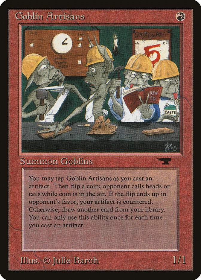 Goblin Artisans ATQ-26 Antiquities Magic card