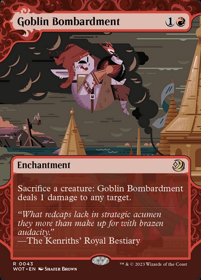 Goblin Bombardment WOT-43 Wilds of Eldraine: Enchanting Tales Magic card