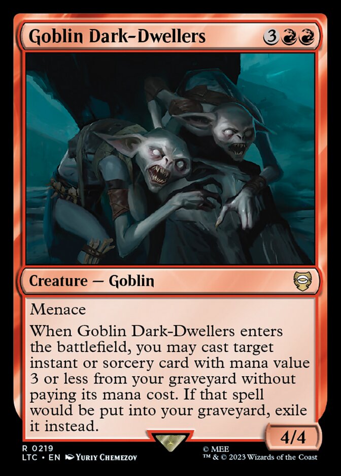 Goblin Dark-Dwellers LTC-219 Tales of Middle-earth Commander Magic card