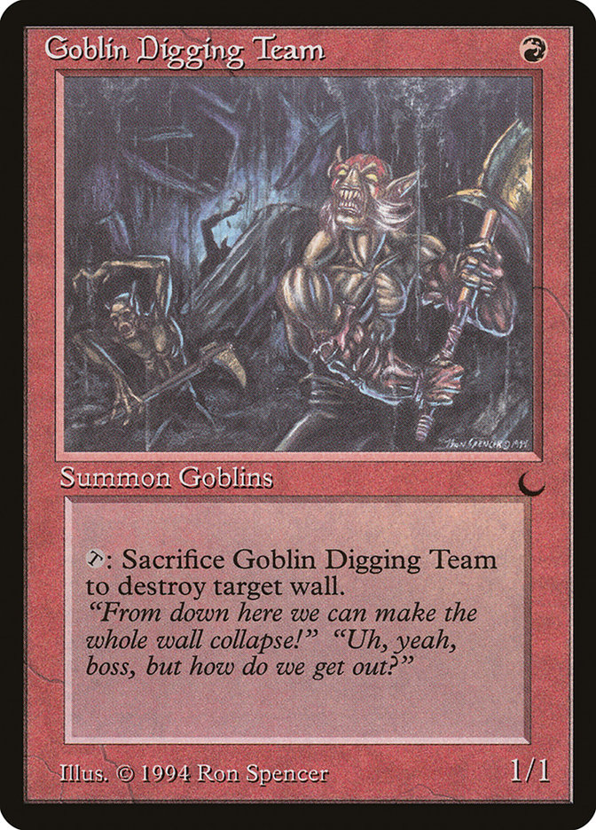 Goblin Digging Team DRK-65 The Dark Magic card