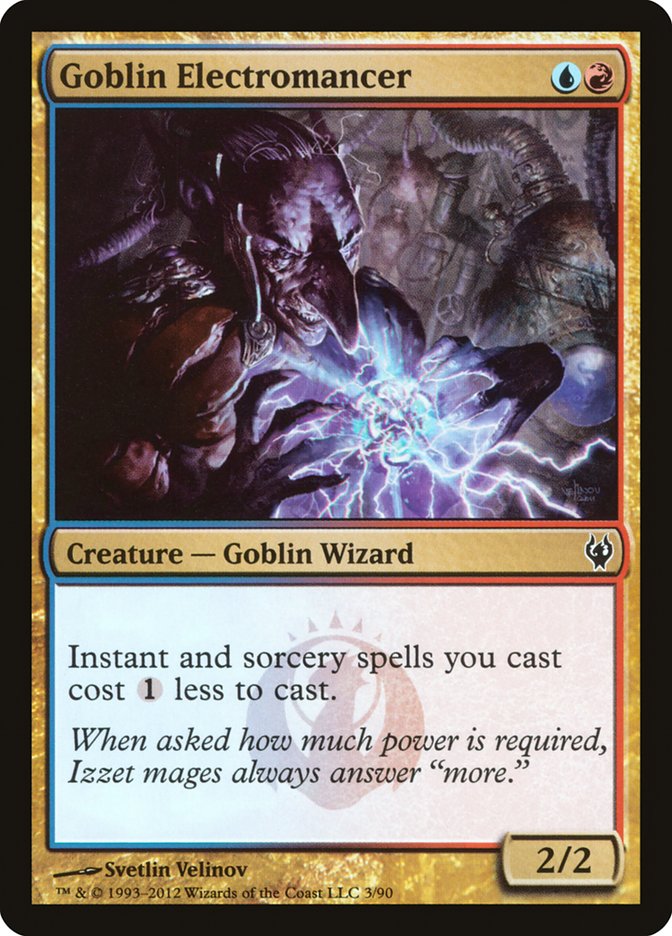 Goblin Electromancer DDJ-3 Duel Decks: Izzet vs. Golgari Magic card
