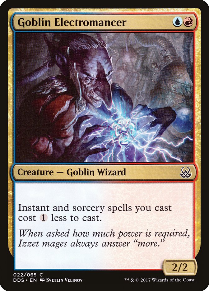 Goblin Electromancer DDS-22 Duel Decks: Mind vs. Might Magic card