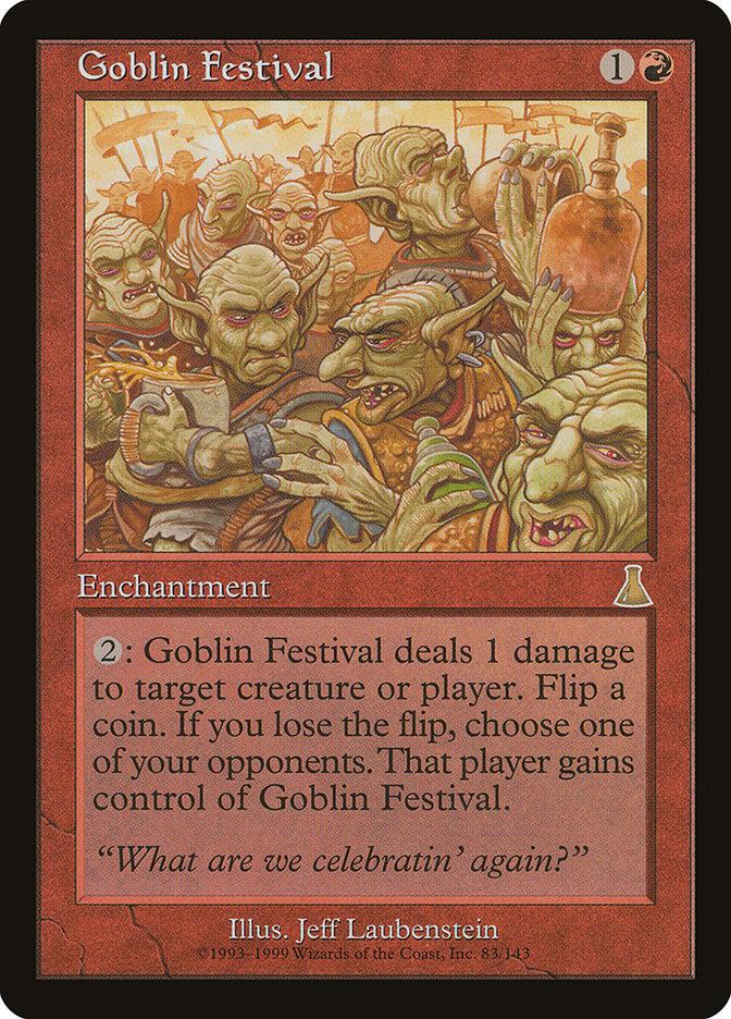Goblin Festival UDS-83 Urza's Destiny Magic card