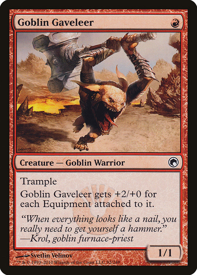 Goblin Gaveleer SOM-92 Scars of Mirrodin Magic card