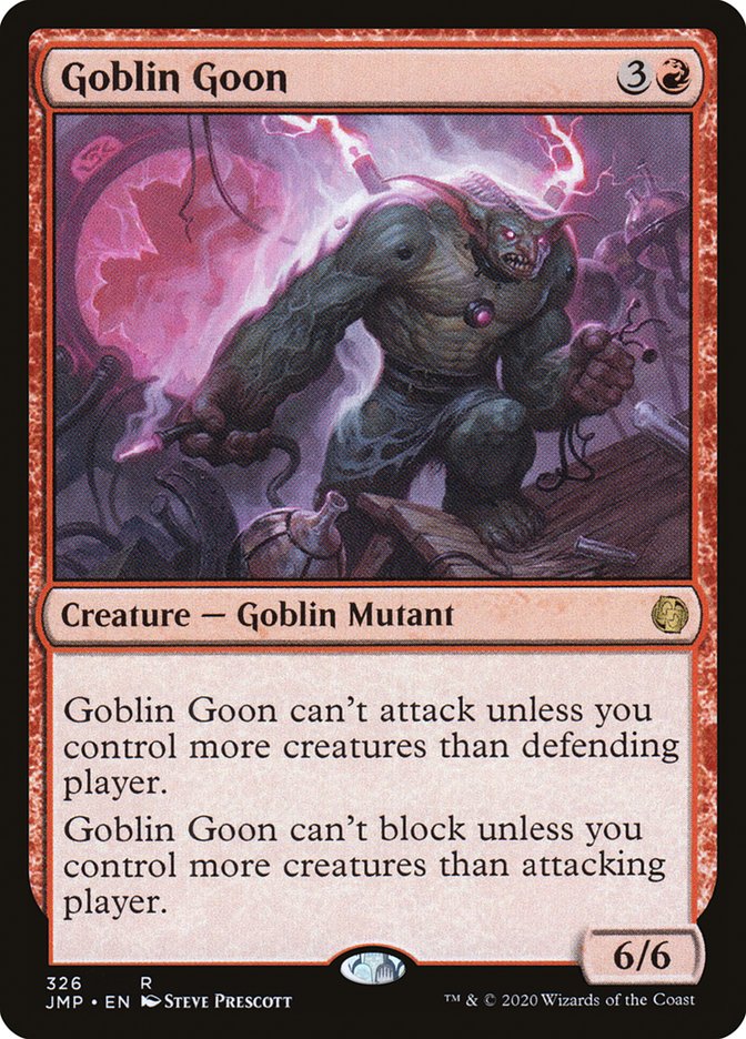 Goblin Goon JMP-326 Jumpstart Magic card