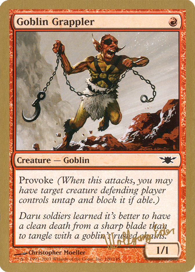 Goblin Grappler WC03-WE100 World Championship Decks 2003 Magic card