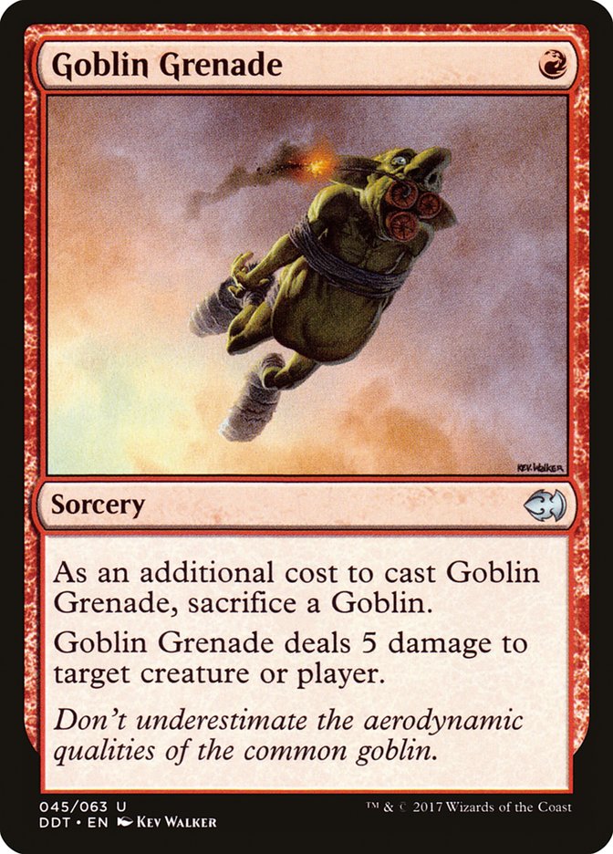 Goblin Grenade DDT-45 Duel Decks: Merfolk vs. Goblins Magic card