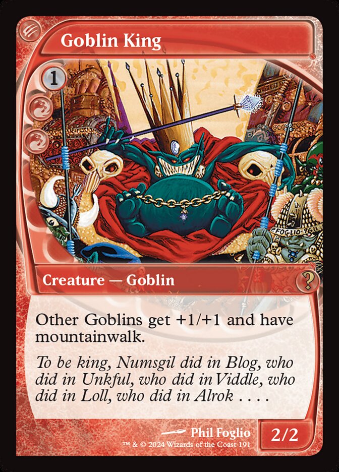 Goblin King MB2-191 Mystery Booster 2 Magic card