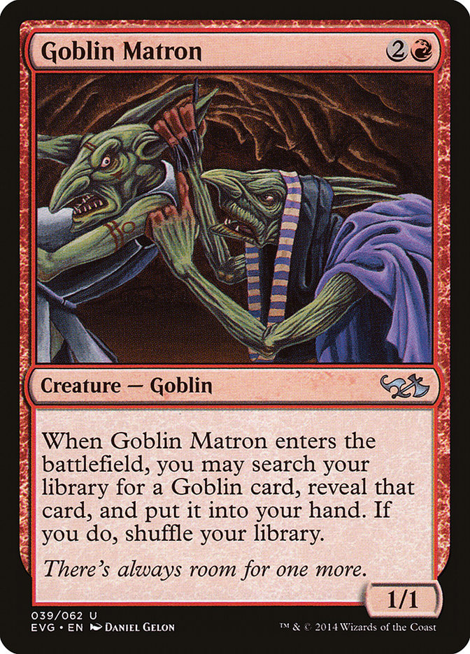 Goblin Matron EVG-39 Duel Decks Anthology: Elves vs. Goblins Magic card