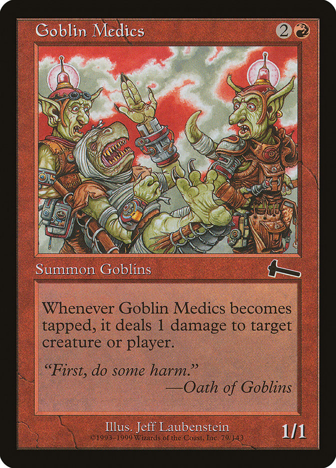 Goblin Medics ULG-79 Urza's Legacy Magic card