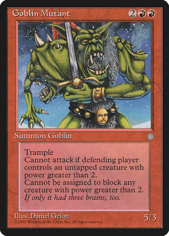 Goblin Mutant ICE-188 Ice Age Magic card