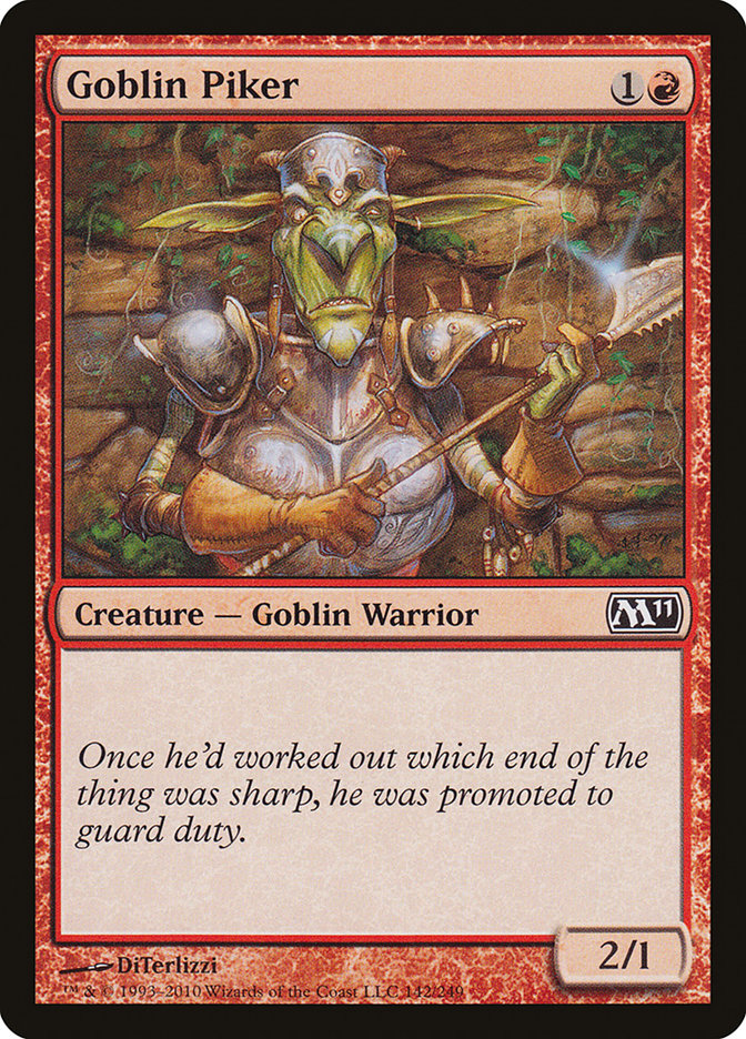 Goblin Piker M11-142 Magic 2011 Magic card