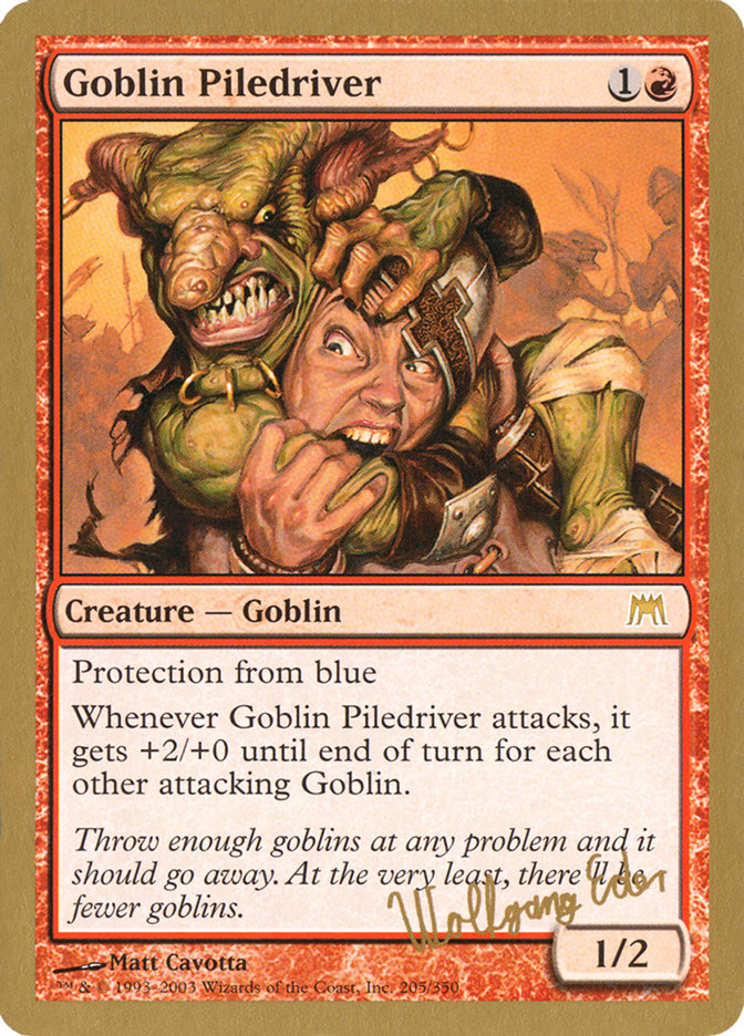 Goblin Piledriver WC03-WE205 World Championship Decks 2003 Magic card