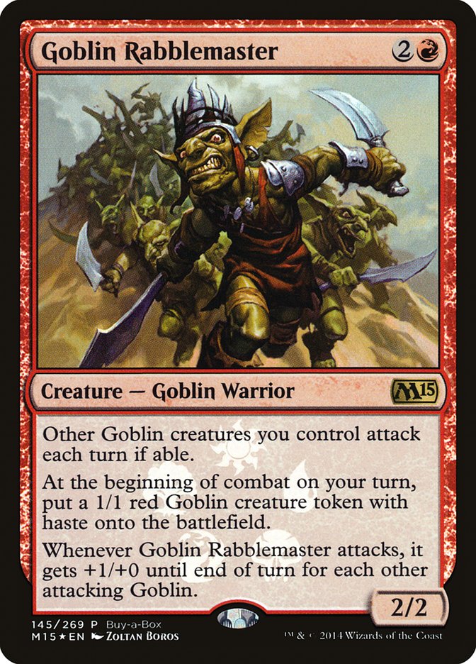 Goblin Rabblemaster PM15-145 Magic 2015 Promos Magic card
