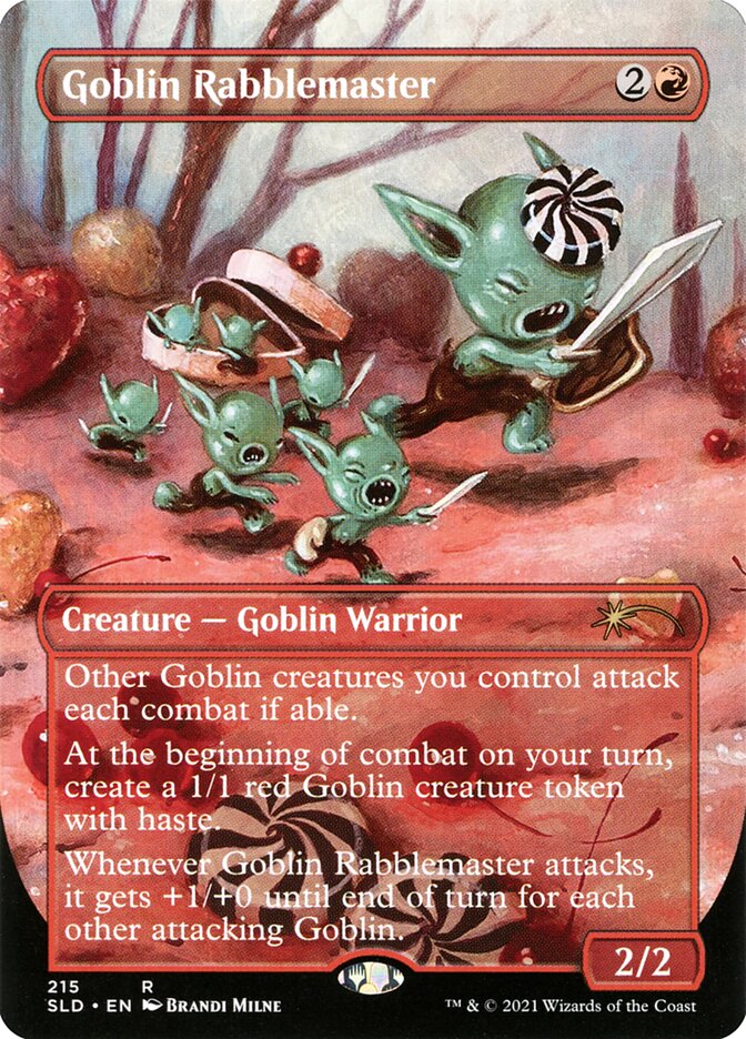 Goblin Rabblemaster SLD-215 Secret Lair Drop Magic card