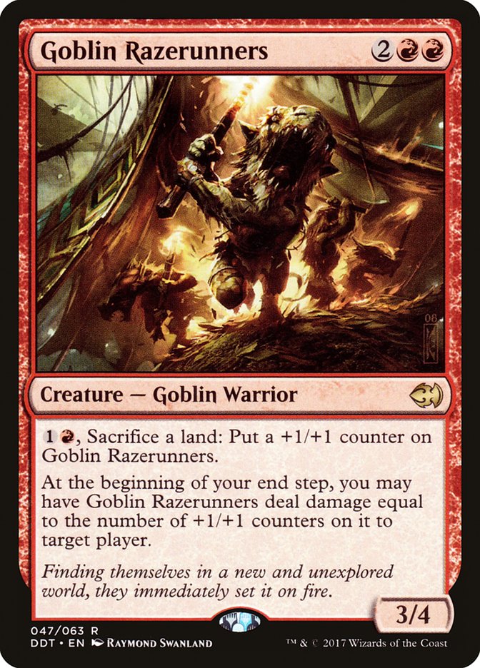Goblin Razerunners DDT-47 Duel Decks: Merfolk vs. Goblins Magic card