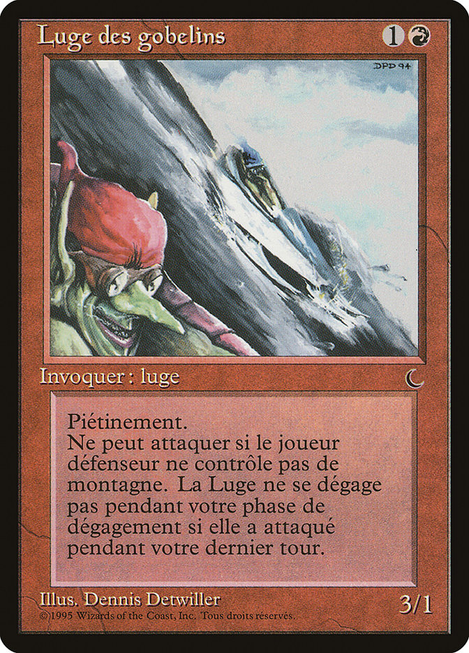 Goblin Rock Sled REN-87 Renaissance Magic card