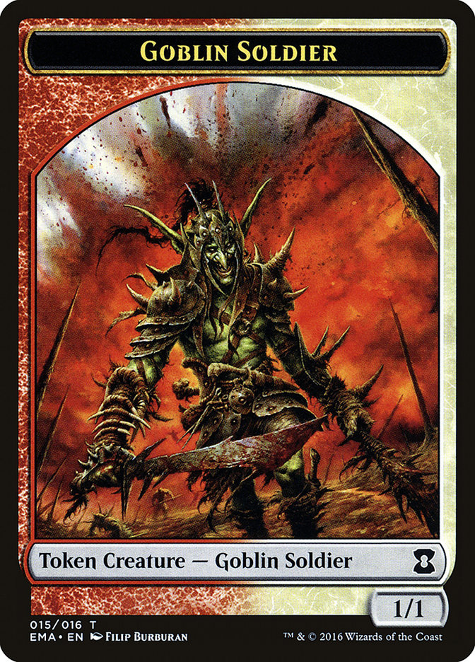 Goblin Soldier TEMA-15 Eternal Masters Tokens Magic card