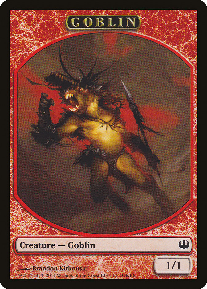 Goblin TDDG-1 Duel Decks: Knights vs. Dragons Tokens Magic card