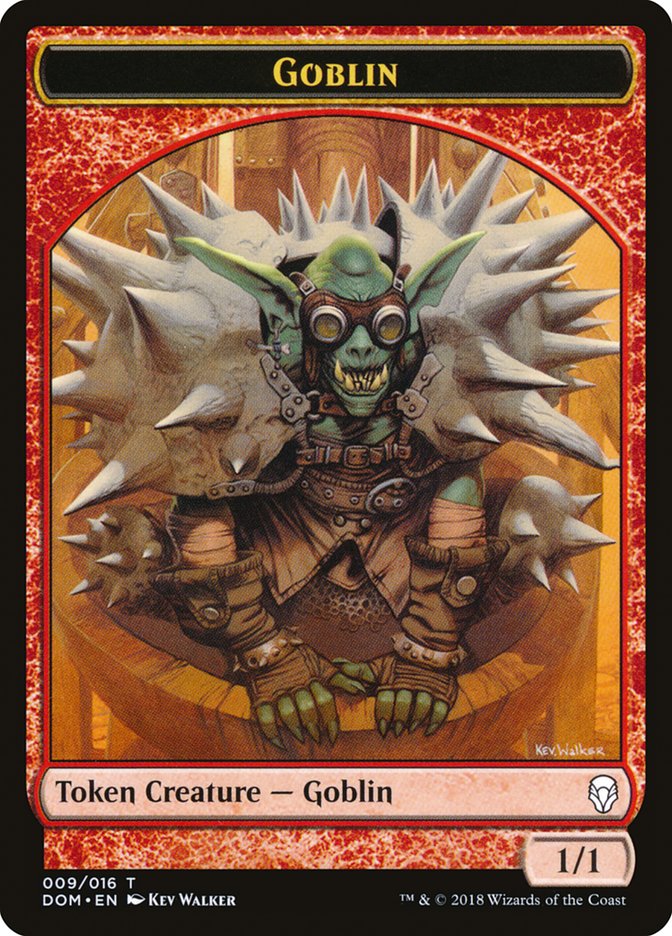 Goblin TDOM-9 Dominaria Tokens Magic card