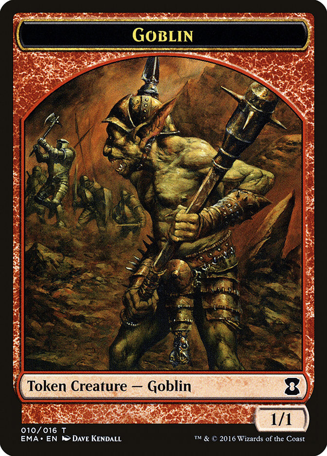 Goblin TEMA-10 Eternal Masters Tokens Magic card