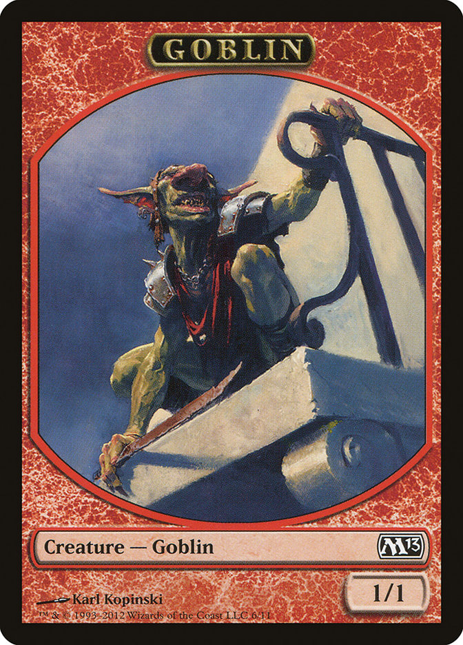 Goblin TM13-6 Magic 2013 Tokens Magic card