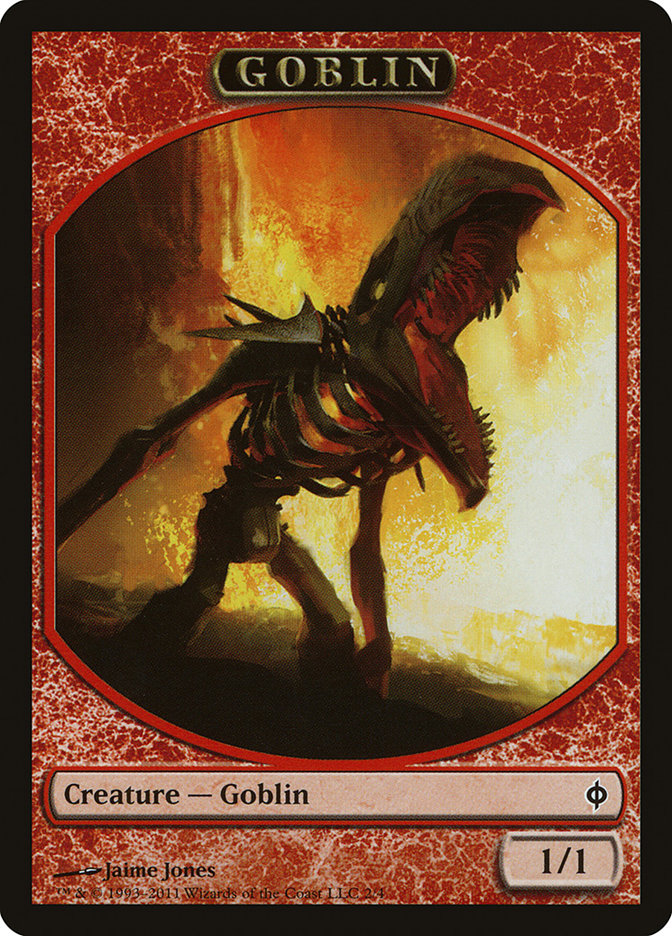 Goblin TNPH-2 New Phyrexia Tokens Magic card