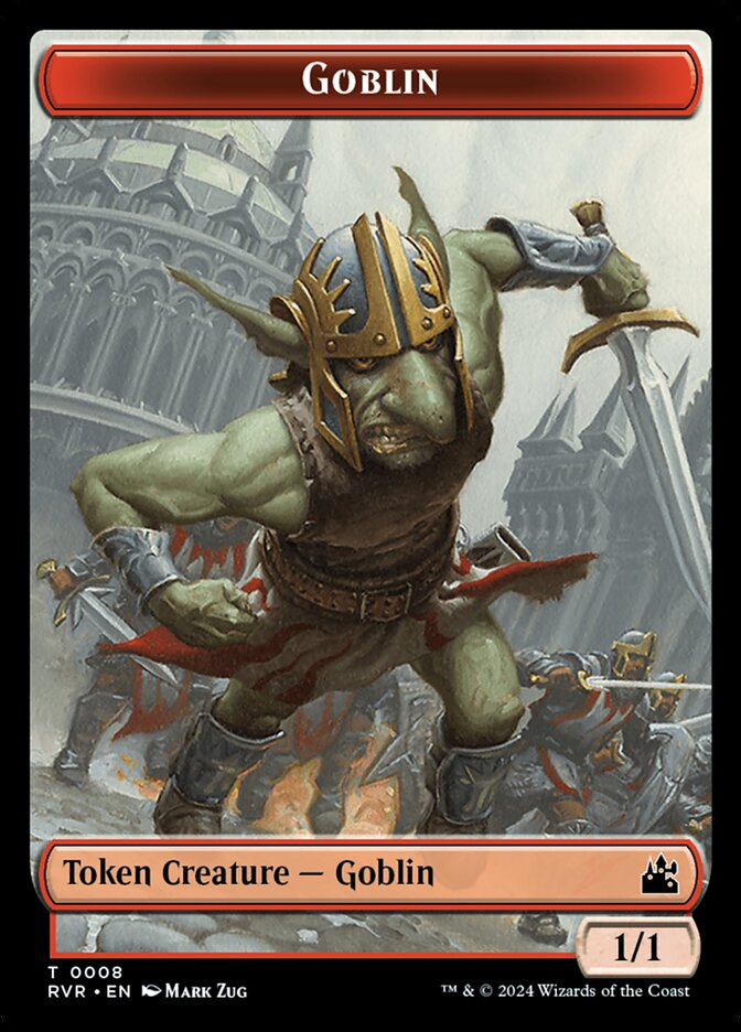 Goblin TRVR-8 Ravnica Remastered Tokens Magic card
