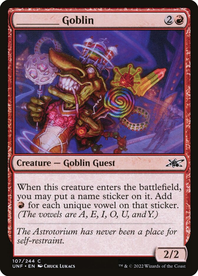 _____ Goblin UNF-107 Unfinity Magic card