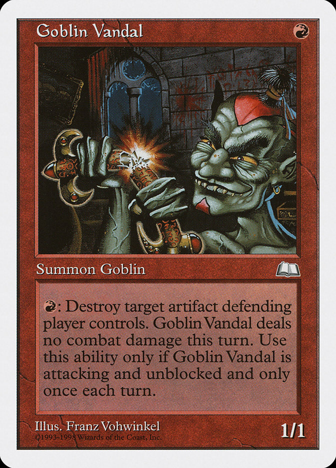 Goblin Vandal ATH-41 Anthologies Magic card