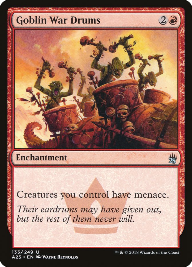 Goblin War Drums A25-133 Masters 25 Magic card