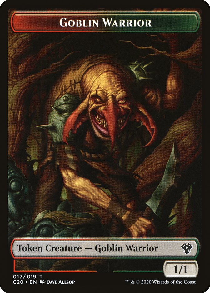 Goblin Warrior TC20-17 Commander 2020 Tokens Magic card