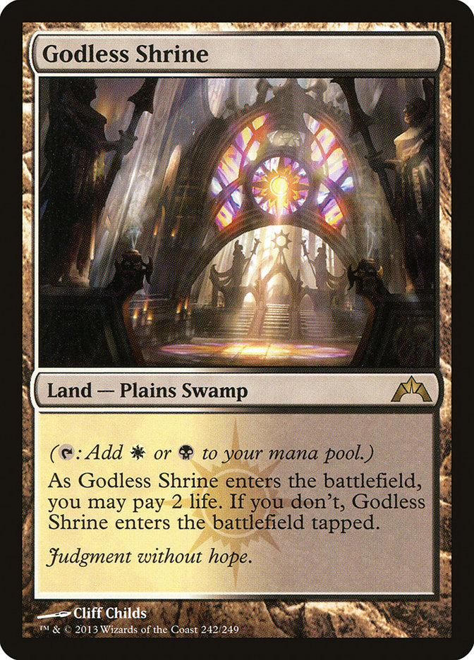 Godless Shrine GTC-242 Gatecrash Magic card
