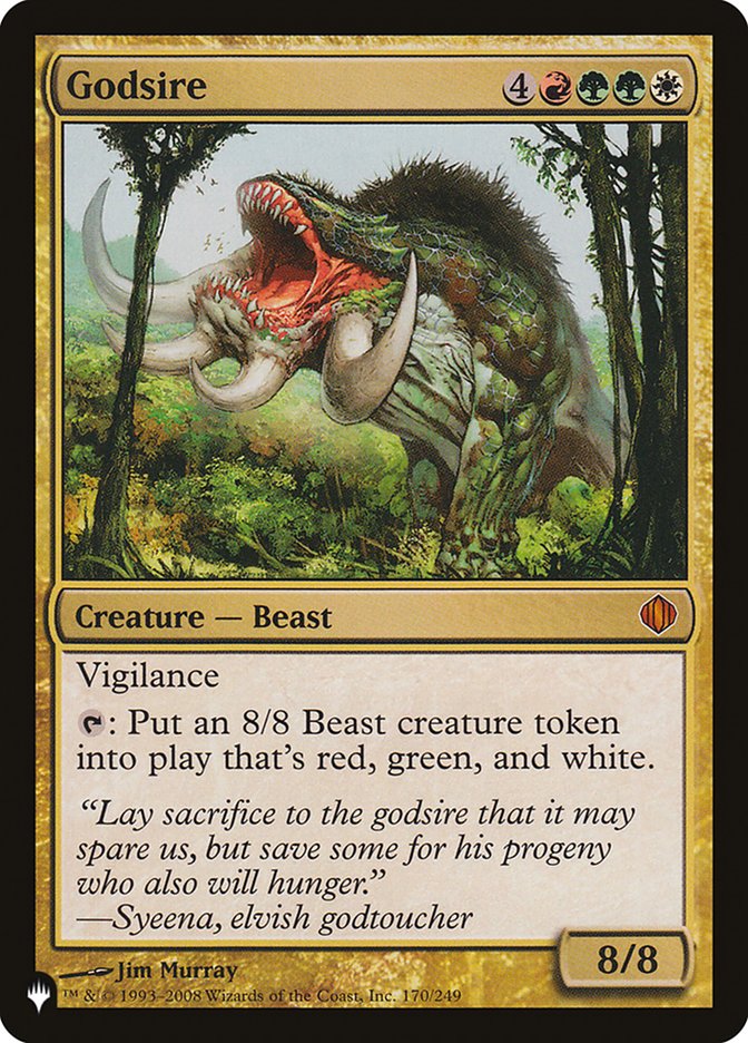 Godsire PLST-ALA-170 The List Magic card