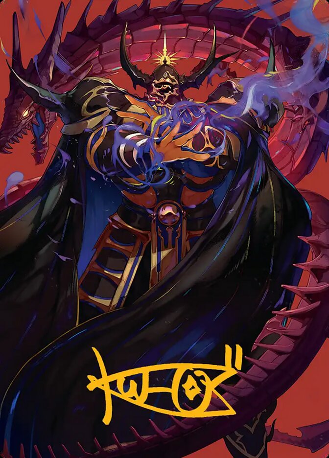 Golbez, Crystal Collector // Golbez, Crystal Collector AFIN-45 Final Fantasy Art Series Magic card