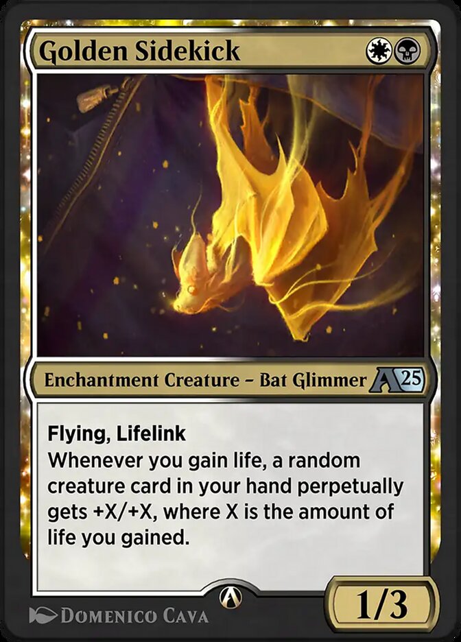 Golden Sidekick YDSK-23 Alchemy: Duskmourn Magic card