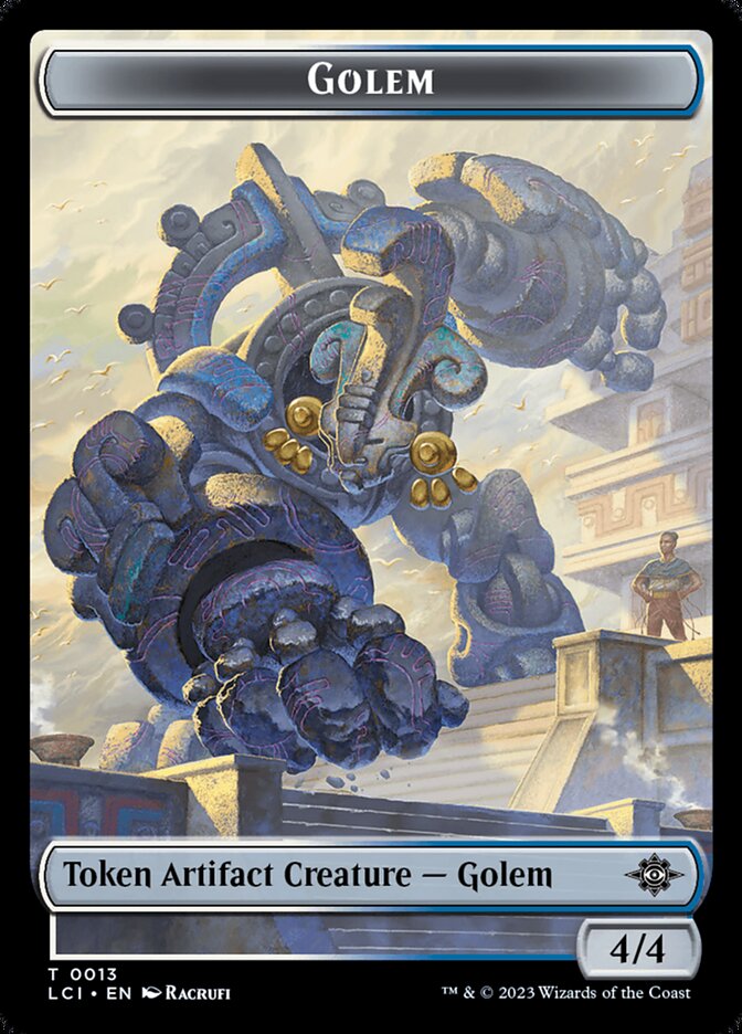 Golem TLCI-13 The Lost Caverns of Ixalan Tokens Magic card