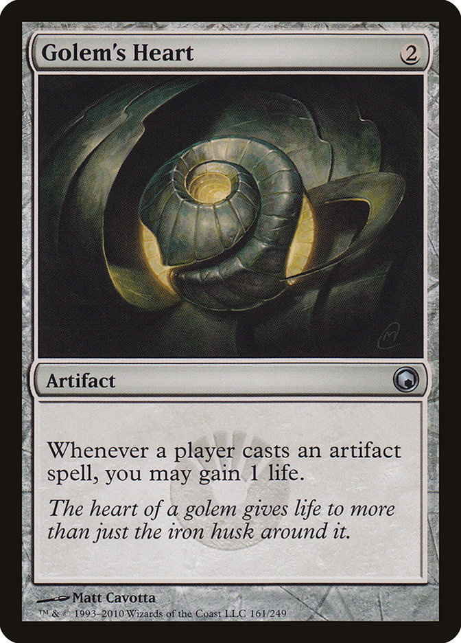Golem's Heart SOM-161 Scars of Mirrodin Magic card