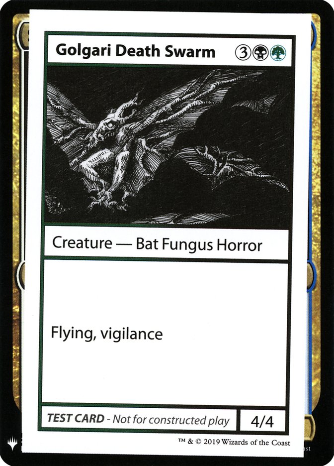Golgari Death Swarm CMB1-91 Mystery Booster Playtest Cards 2019 Magic card