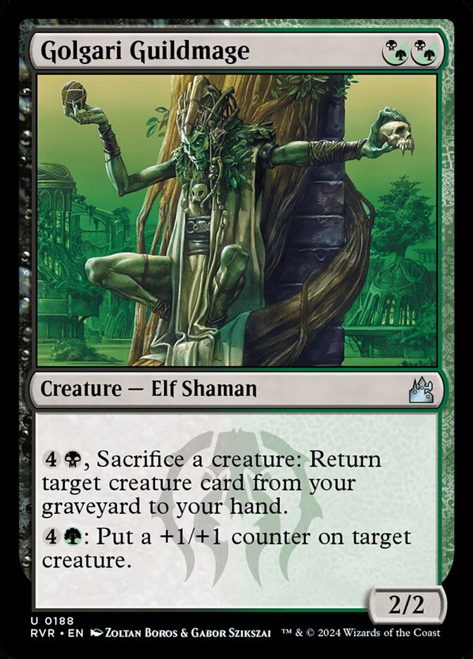 Golgari Guildmage RVR-188 Ravnica Remastered Magic card