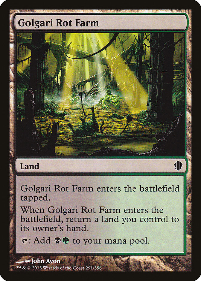 Golgari Rot Farm C13-291 Commander 2013 Magic card