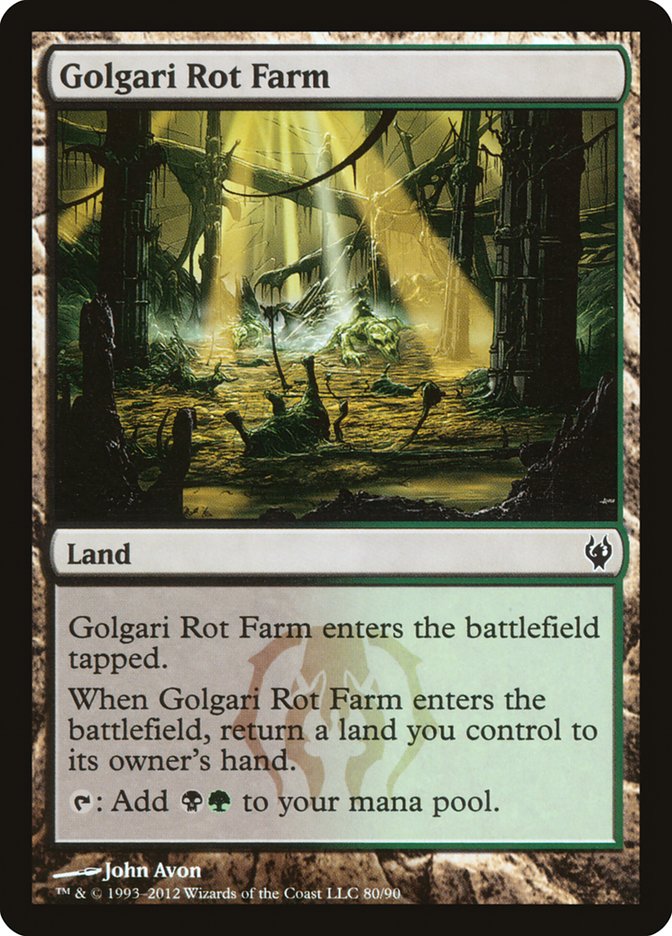 Golgari Rot Farm DDJ-80 Duel Decks: Izzet vs. Golgari Magic card