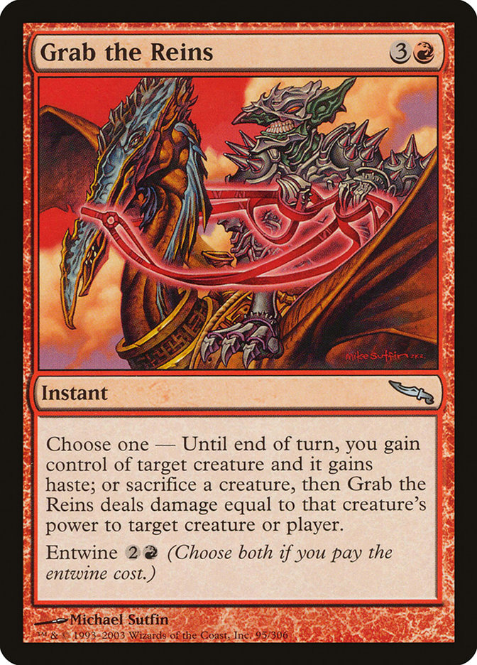 Grab the Reins MRD-95 Mirrodin Magic card
