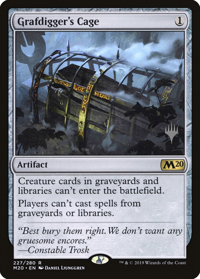 Grafdigger's Cage PM20-227P Core Set 2020 Promos Magic card