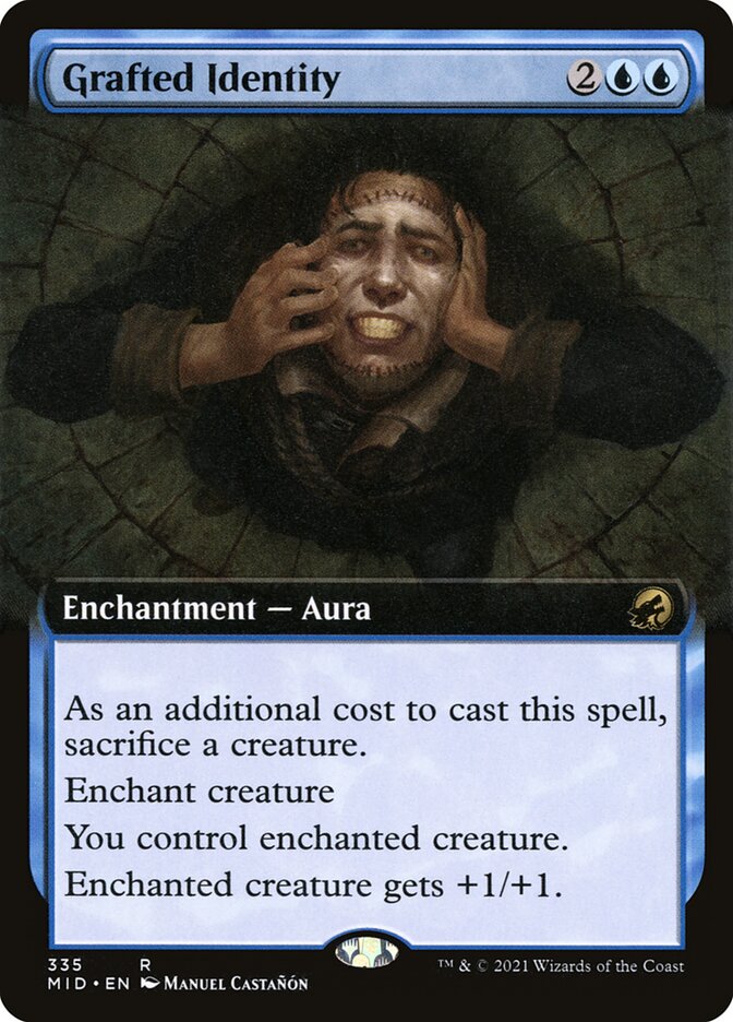 Grafted Identity MID-335 Innistrad: Midnight Hunt Magic card
