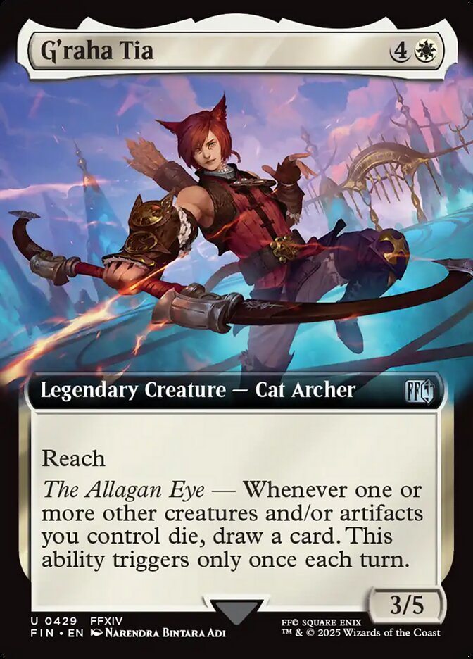 G'raha Tia FIN-429 Final Fantasy Magic card